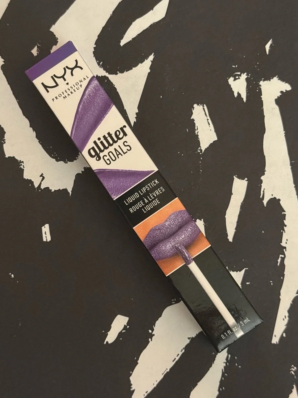 NYX Professional Makeup Glitter Goals Liquid Lipstick in Amethyst Vibes 3 ml